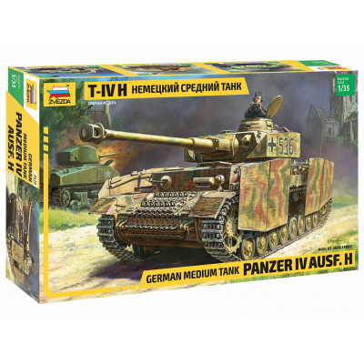 Сборная модель ZVEZDA Немецкий средний танк T-IV (H) (3620) 1:35