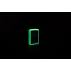 49487 Зажигалка ZIPPO Aliens Design с покрытием Glow In The Dark Green, латунь/сталь, белая, матовая, 38x13x57 мм