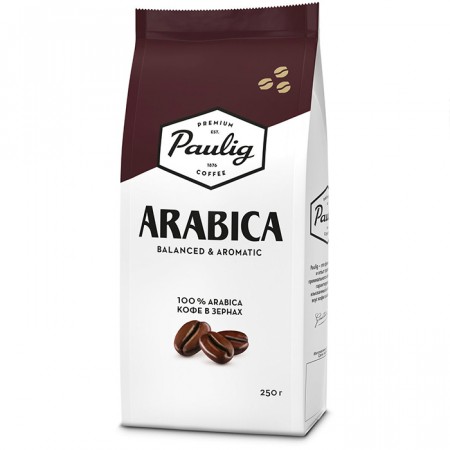 Кофе зерновой Paulig Arabica, 250гр